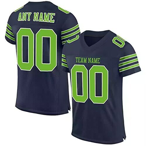 2024 Men NFL custom throwback blue nike jersey style 5->customized nfl jersey->Custom Jersey
